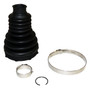 Crown Automotive 68267180AA Left or Right Rear Inner CV Shaft Boot Kit for 2015+ BU & BV Jeep Renegade, Includes Boot, Large Clamp, Small