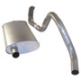 Crown Automotive 52018163 Muffler & Tailpipe for 1993-1995 Jeep ZJ Grand Cherokee w/ 5.2L Engine - Steel