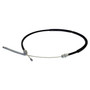 Crown Automotive 52003256 Rear Parking Brake Cable for 1987-1989 Jeep XJ Cherokee, Left or Right - Black Plastic, Rubber, Steel