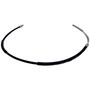 Crown Automotive 52003256 Rear Parking Brake Cable for 1987-1989 Jeep XJ Cherokee, Left or Right - Black Plastic, Rubber, Steel
