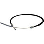 Crown Automotive 52003256 Rear Parking Brake Cable for 1987-1989 Jeep XJ Cherokee, Left or Right - Black Plastic, Rubber, Steel