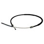 Crown Automotive 52003256 Rear Parking Brake Cable for 1987-1989 Jeep XJ Cherokee, Left or Right - Black Plastic, Rubber, Steel