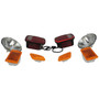 Crown Automotive LK7 Driving Light Kit Front & Rear Left & Right - Fits 1998-2003 Jeep TJ Wrangler