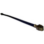 Crown Automotive J5352701 Rear Brake Hose for 1974-1975 Jeep J-Series, 19" Long - Black, Zinc Metal, Rubber, Sold Individually