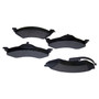 Crown Automotive 5014095AB Front Brake Pad Set and 1999 Dodge Dakota - Black Metal