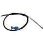 Crown Automotive 52005387 Right Rear Parking Brake Cable for 1993-1996 ZG Grand Cherokee w/ Rear Drum Brakes - Black Plastic, Rubber, Steel