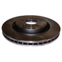Crown Automotive 5290733AB Front Brake Rotor for 2006-2010 Jeep WK Grand Cherokee w/ SRT8 Package - Silver Cast Iron, Sold Individually