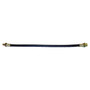 Crown Automotive J5350663 Front Brake Hose for 1969-1973 Jeep CJ-5, CJ-6, C104 Commando w/ 11" Brakes, 15" Long - Black, Zinc Metal, Rubber