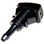 Crown Automotive 5165712AA Front Windshield Washer Nozzle for 2011-2017 Jeep MK Compass, Left or Right - Black Plastic, Sold Individually