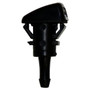 Crown Automotive 5165712AA Front Windshield Washer Nozzle for 2011-2017 Jeep MK Compass, Left or Right - Black Plastic, Sold Individually