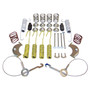 Crown Automotive 4636778 Rear Drum Brake Hardware Kit for Jeep 1986 CJ-7, CJ-8 w/ 10" x 1.75" Drums, 1987-1995 YJ Wrangler, 1987-1990 XJ
