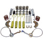Crown Automotive 4636778 Rear Drum Brake Hardware Kit for Jeep 1986 CJ-7, CJ-8 w/ 10" x 1.75" Drums, 1987-1995 YJ Wrangler, 1987-1990 XJ