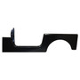 Crown Automotive 4798283 Left Side Panel, Black paintable without Jeep® Logo for 1976-1986 CJ-7 & 1987-1995 YJ Wrangler - Black Steel