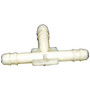 Crown Automotive J3210891 3/16" ID T-Connector for Fuel Lines or Washer Fluid Lines - White Plastic, Sold Individually