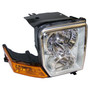 Crown Automotive 55396536AI Right Headlight Assembly for 2006-2010 XK Commander w/ Halogen Lights, Includes Bulbs, Sold Individually