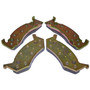 Crown Automotive 4728777 Brake Pad Set for 1994-1997 Dodge AB Ram Van, Left and Right - Gray, Zinc Semi-Metallic