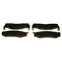 Crown Automotive 4728777 Brake Pad Set for 1994-1997 Dodge AB Ram Van, Left and Right - Gray, Zinc Semi-Metallic