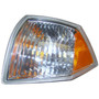 Crown Automotive 68000683AB Front Left Park and Turn Signal Lamp for 2007-2010 Jeep MK Compass - Amber, Clear Plastic, Sold Individually