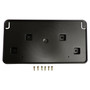 Crown Automotive 68277137AA Front License Plate Bracket Kit for 2016-2022 WK Grand Cherokee - Black Plastic, Steel