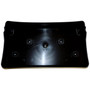 Crown Automotive 68277137AA Front License Plate Bracket Kit for 2016-2022 WK Grand Cherokee - Black Plastic, Steel