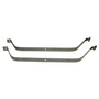 Crown Automotive 52000128K Fuel Tank Strap Set for 1984-1996 Jeep XJ Cherokee, Includes 2 Straps - Silver Steel