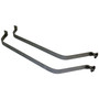 Crown Automotive 52000128K Fuel Tank Strap Set for 1984-1996 Jeep XJ Cherokee, Includes 2 Straps - Silver Steel