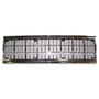 Crown Automotive 55034046 Chrome & Black Grille for 1991-1996 Jeep XJ Cherokee, MJ Comanche - Black, Chrome Plastic, Sold Individually
