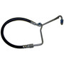 Crown Automotive 52040123 Power Steering Pressure Hose for 1987-1990 Jeep YJ Wrangler w/ 2.5L Engine - Black, Silver Metal, Rubber