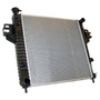 Crown Automotive 52080123AC Radiator for 2002-2005 Jeep KJ Liberty w/ 2.4L Engine, w/ Manual Transmission, w/ Air Conditioning, 20 x 20, 1
