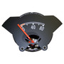 Crown Automotive J8126929 Oil Pressure Gauge for 1981-1984 Jeep SJ, J-10, J-20, Black w/ Orange Needle - Black, Silver Metal, Plastic