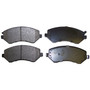 Crown Automotive 5066427T Brake Pad Set Front Left & Right - Fits 2002-2007 Jeep KJ Liberty, Left and Right
