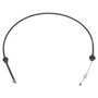 Crown Automotive J5350750 Throttle Cable for 1974-1975 CJ-5, CJ-6 w/ RHD w/ 4.2L Engine, Overall Length 39.5" - Black Plastic, Rubber, Steel