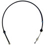 Crown Automotive J5350750 Throttle Cable for 1974-1975 CJ-5, CJ-6 w/ RHD w/ 4.2L Engine, Overall Length 39.5" - Black Plastic, Rubber, Steel