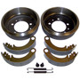 Crown Automotive 808770KE 9" Drum Brake Service Kit Jeep MB, CJ-2A, CJ-3A, M38, Front or Rear, Includes 2 Drums, 1 Shoe & Lining, and All