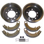 Crown Automotive 808770KE Drum Brake Shoe and Drum Kit Front or Rear Left & Right - Fits 1941-1945 Jeep M38