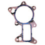 Crown Automotive 4666068AC Water Pump Gasket for 2007-2011 Jeep JK Wrangler w/ 3.8L Engine - Blue, Pink Paper, Silicone, Sold Individually