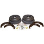 Crown Automotive 52001151K Drum Brake Shoe and Drum Kit Rear Left & Right - Fits 1984-1989 Jeep XJ Cherokee
