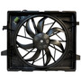 Crown Automotive 55037992AD Cooling Fan Assembly for 11-22 Jeep WK2 Grand Cherokee w/ 3.6L Engine w/o Heavy Duty Cooling Package, 11-21