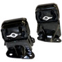 Crown Automotive 52090304K Engine Mount Set for 05-10 Jeep WK Grand Cherokee & XK Commander w/ 5.7L Eng. - Black Rubber, Steel
