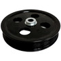 Crown Automotive 53032956AA Power Steering Pump Pulley for 2007-2011 Jeep JK Wrangler w/ 3.8L Engine - Black Steel, Sold Individually