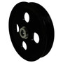 Crown Automotive 53032956AA Power Steering Pump Pulley for 2007-2011 Jeep JK Wrangler w/ 3.8L Engine - Black Steel, Sold Individually