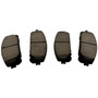 Crown Automotive 68212327AC Front Brake Pad Set for 2014-2019 Jeep KL Cherokee w/ Dual Piston Front Brake Calipers, Sold Individually