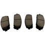 Crown Automotive 68212327AC Brake Pad Set Front Left & Right - Fits 2014-2019 Jeep KL Cherokee