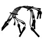 Crown Automotive 4606701AF Ignition Wire Set for 2005 Jeep WK Grand Cherokee w/ 5.7L Engine - Black Copper, Rubber