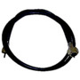 Crown Automotive 53005085 Lower Speedometer Cable for Select 87-92 Jeep YJ Wrangler, SJ, J-Series w/ Speed Control - Black Metal, Rubber