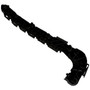 Crown Automotive 55079223AG Left Rear Fascia Bracket for 2011-2022 Jeep WK Grand Cherokee, Attaches Rear Fascia to Quarter Panel, Black