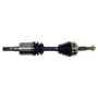 Crown Automotive 52111779AB Left Front Axle Assembly for 2002-2007 Jeep JK Liberty w/ 3.7L Engine, 25.75" Long - Rubber, Steel