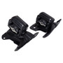 Crown Automotive 52129268K Engine Mount Set for 2006-2007 KJ Liberty w/ 3.7L Engine - Black Rubber, Steel