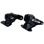 Crown Automotive 52129268K Engine Mount Set for 2006-2007 KJ Liberty w/ 3.7L Engine - Black Rubber, Steel
