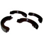 Crown Automotive 5191306AA Rear Brake Shoe Set for 2008-2017 Jeep MK Compass / Patriot w/ Rear Drum Brakes - Brown Metal